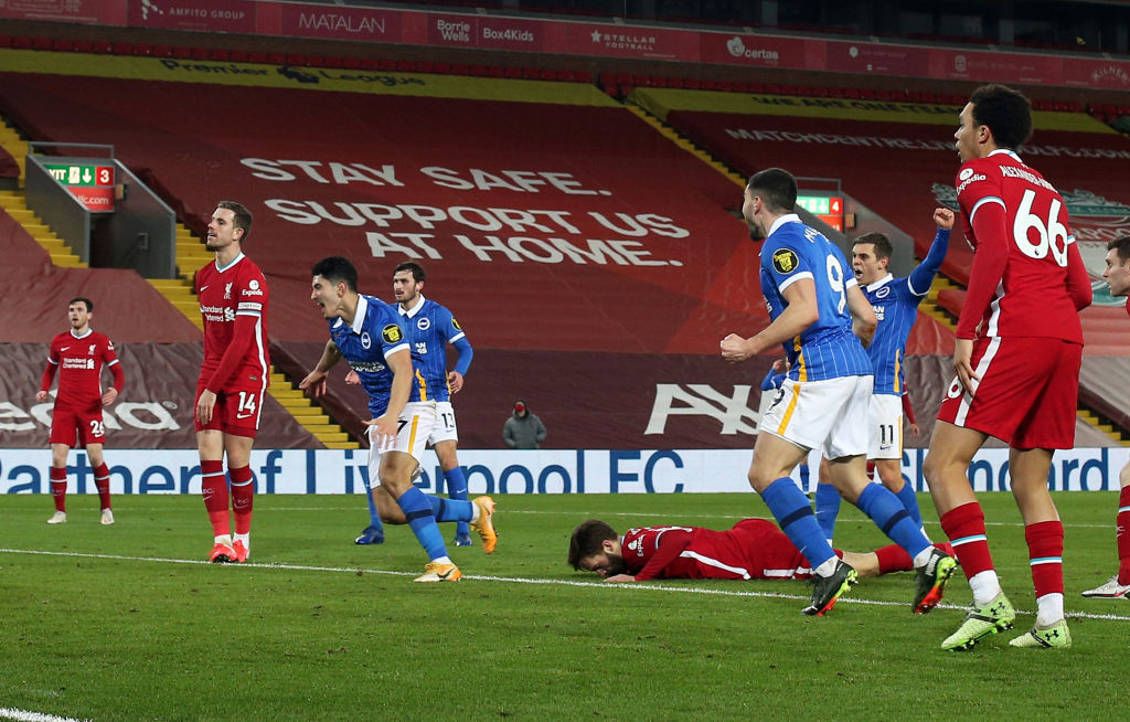 Liverpool v Brighton & Hove Albion - Premier League