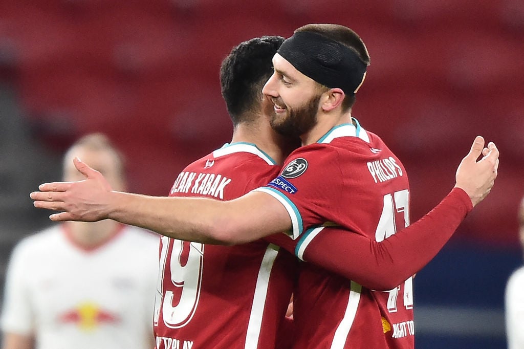 Adrian and Luis Garcia rave about Liverpool defender on Instagram after Leipzig win