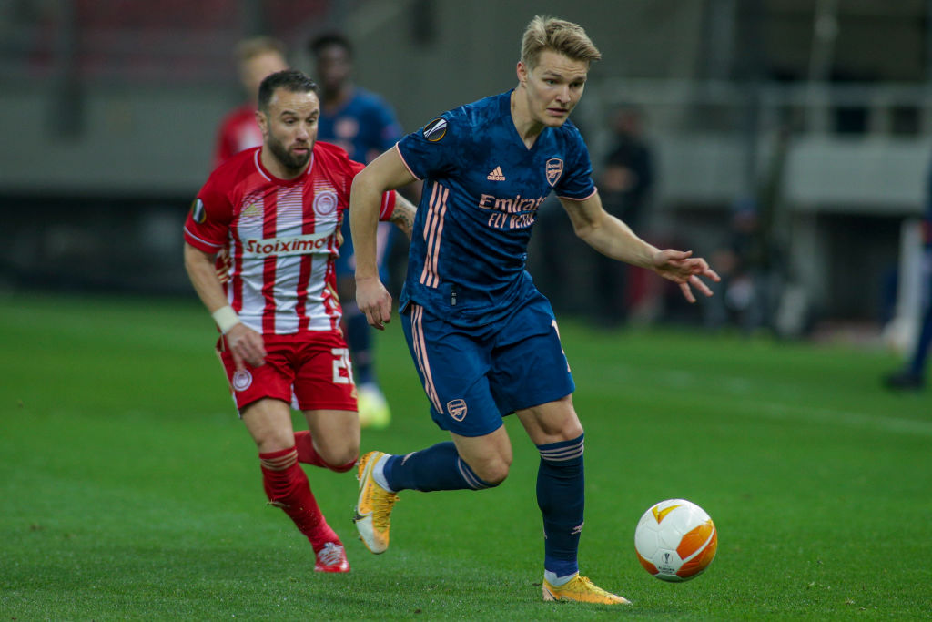 Olympiacos v Arsenal - UEFA Europa League Round Of 16 Leg One