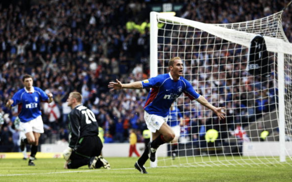 'Historic moment': Former Rangers star recalls celebrations after iconic goal against Celtic