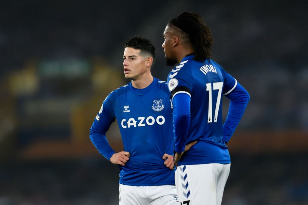 Stats show exactly what Everton are losing out on as James Rodriguez departs
