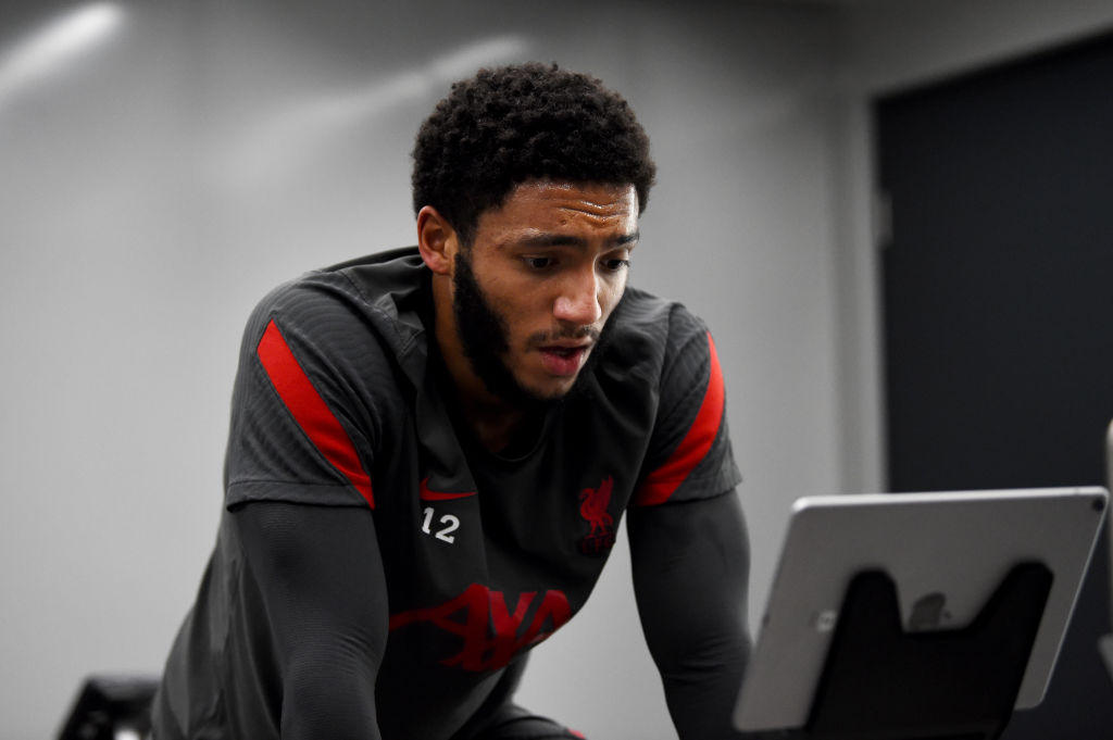 Some Liverpool fans shocked by what they've noticed about Joe Gomez in training today