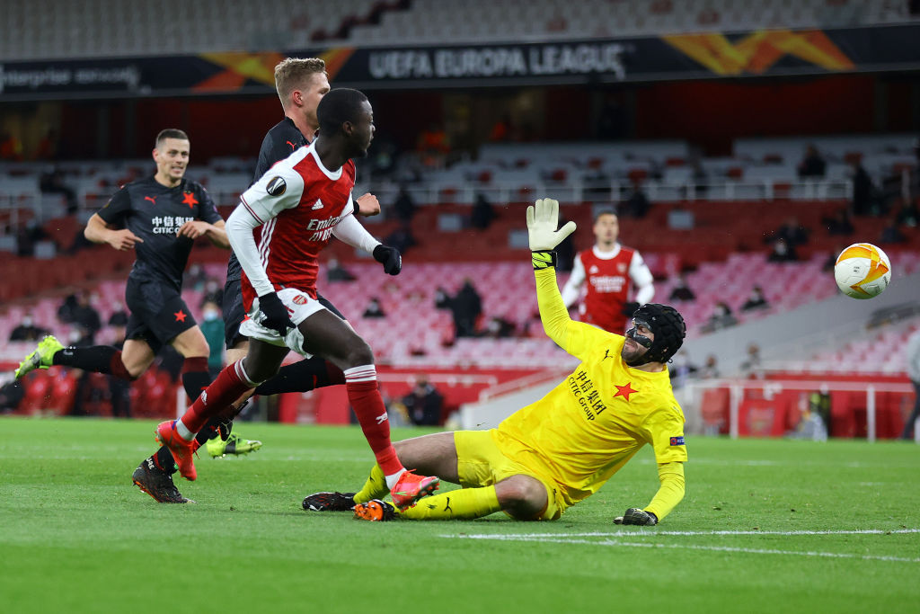 Arsenal FC v Slavia Praha - UEFA Europa League Quarter Final: Leg One