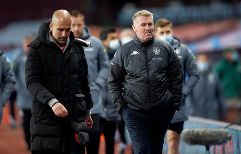Dean Smith explains why he moaned at Aston Villa players after Manchester City loss