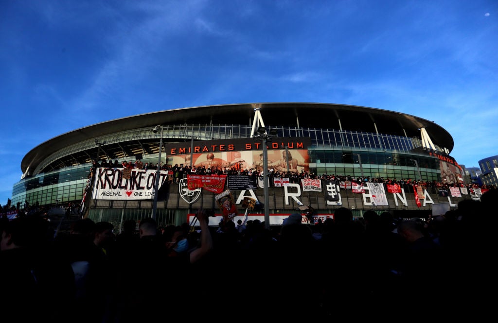 'Bent owners': Arsenal fan goes viral with Line of Duty message at Emirates protest