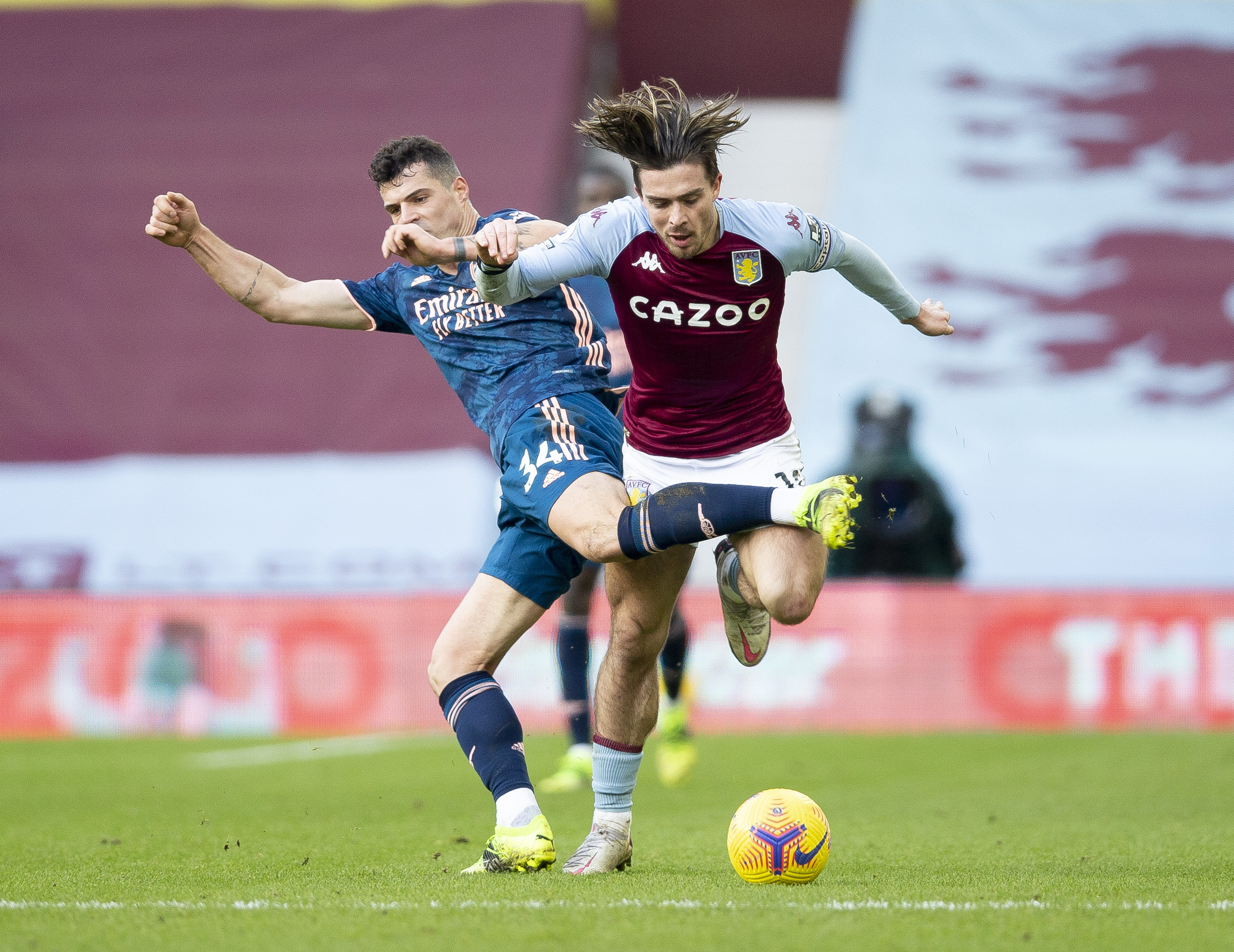 aston-villa-jack-grealish-arsenal-granit-xhaka-villa-park-premier-league