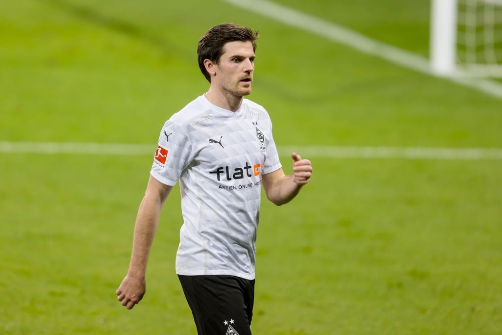 Borussia Monchengladbach winger Jonas Hofmann playing against Hoffenheim
