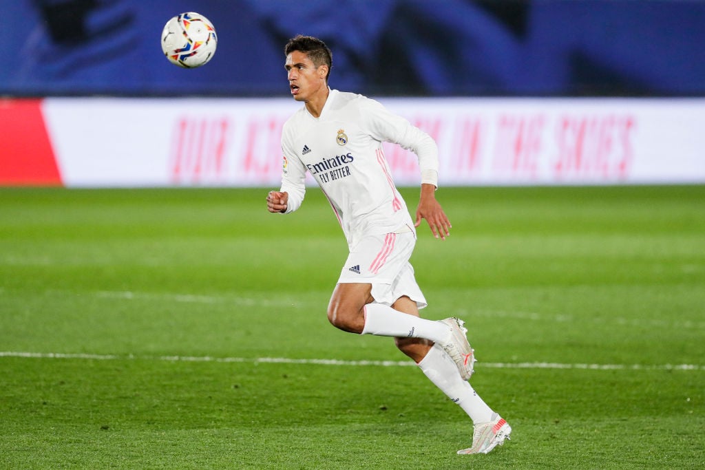 Varane, who wants to leave for a transfer to the Premier League, against Osasuna.