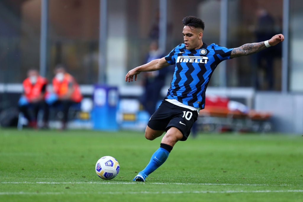 Lautaro Martinez of Fc Internazionale  in action during the