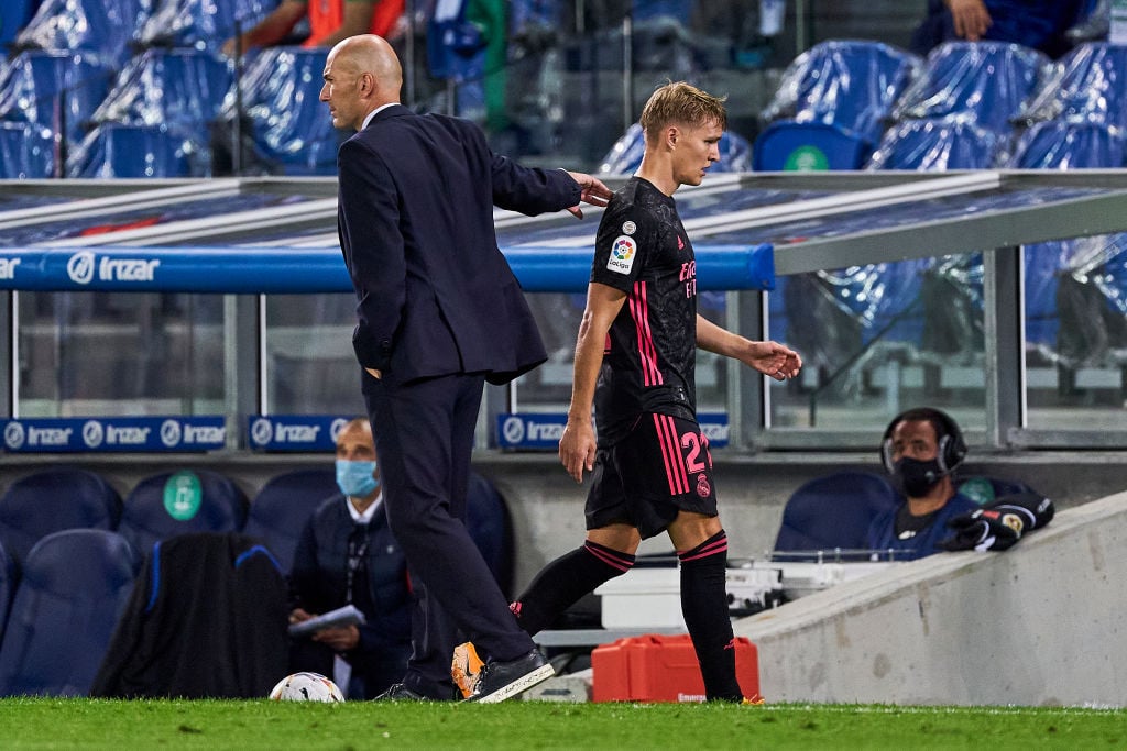 Odegaard on alert as Zidane leaves