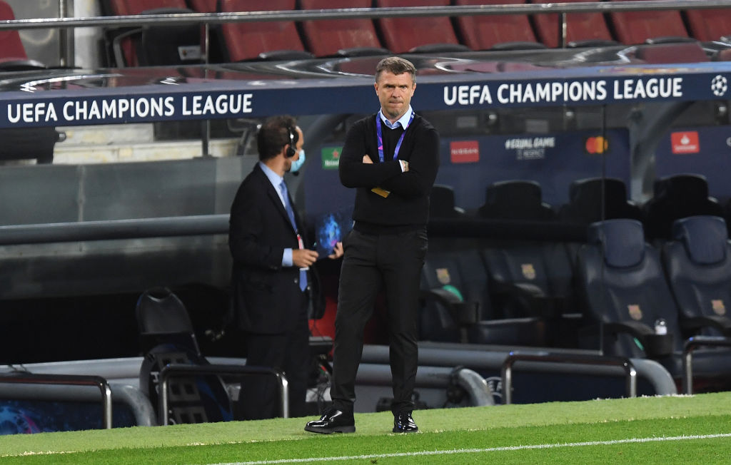 Ferencvaros boss Serhiy Rebrov