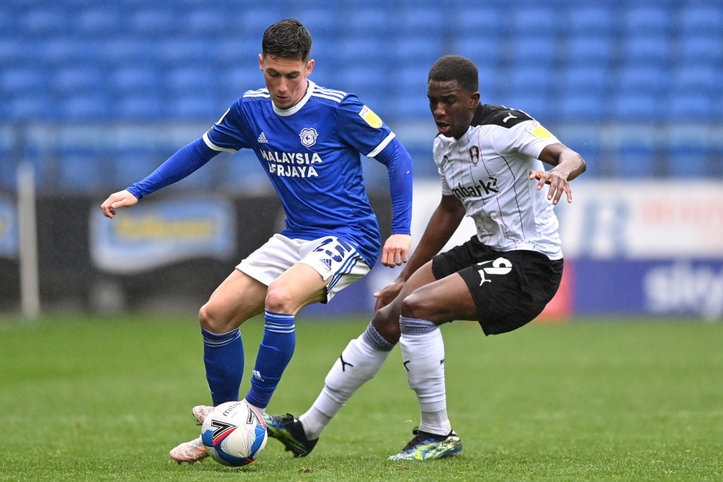 liverpool-loan-transfer-harry-wilson-cardiff-city-dribbles-past-rotherham-united-wes-harding-championship