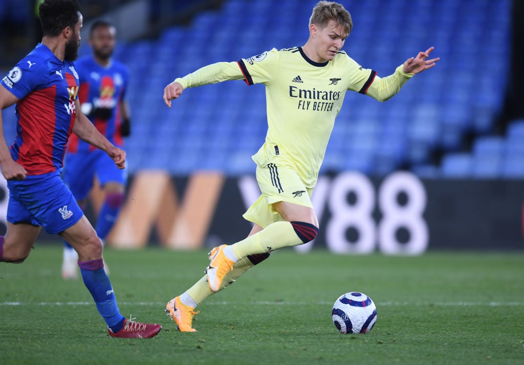 Arsenal fans wowed by Martin Odegaard magic during win over Crystal Palace