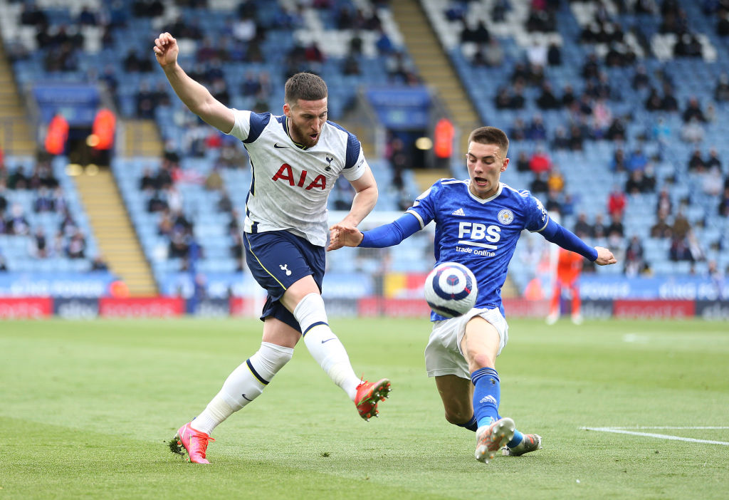 tottenham-hotspur-matt-doherty-leicester-city-luke-thomas-king-power-stadium-premier-league