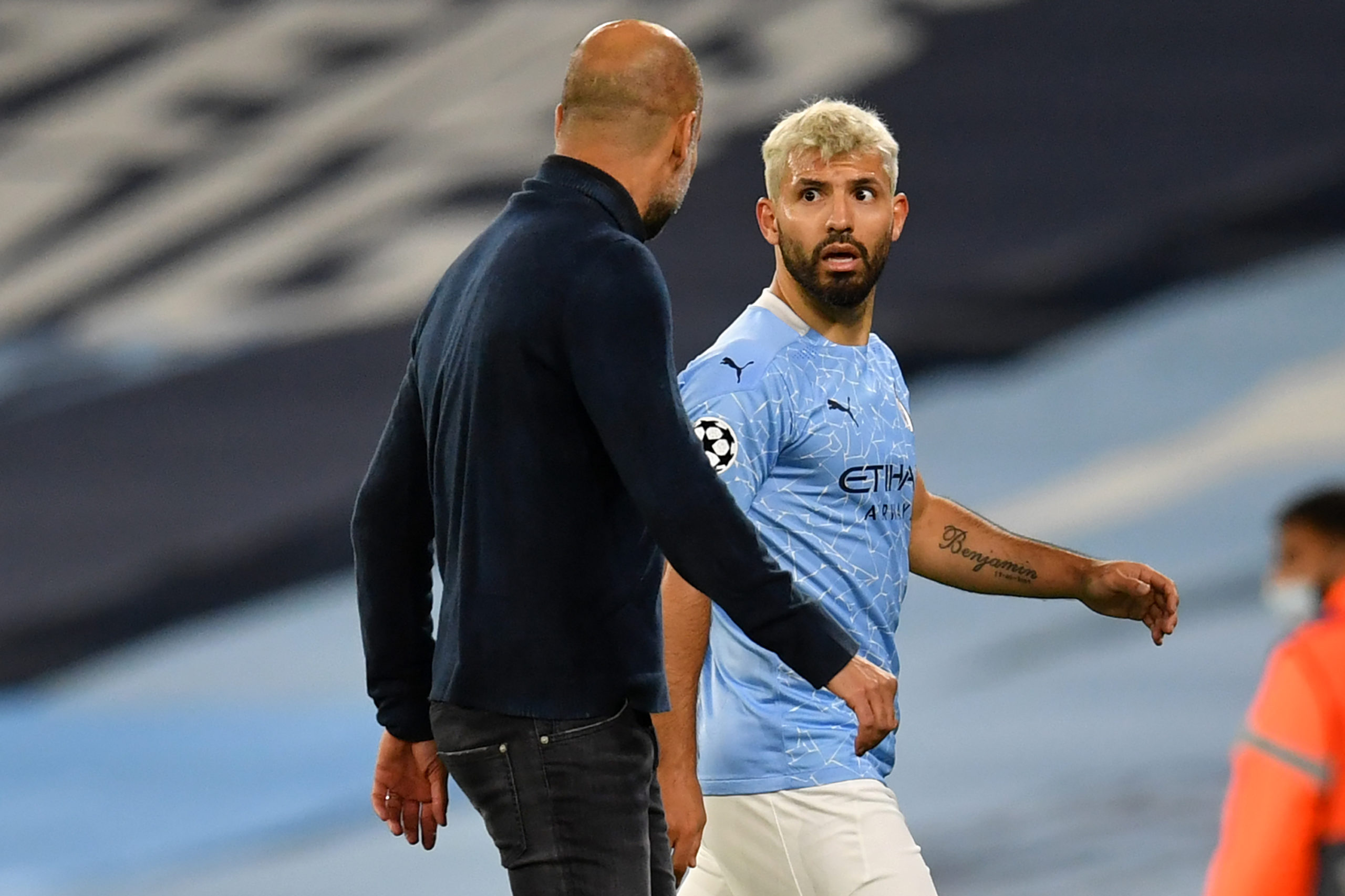 manchester-city-pep-guardiola-sergio-aguero-champions-league-porto-etihad-stadium