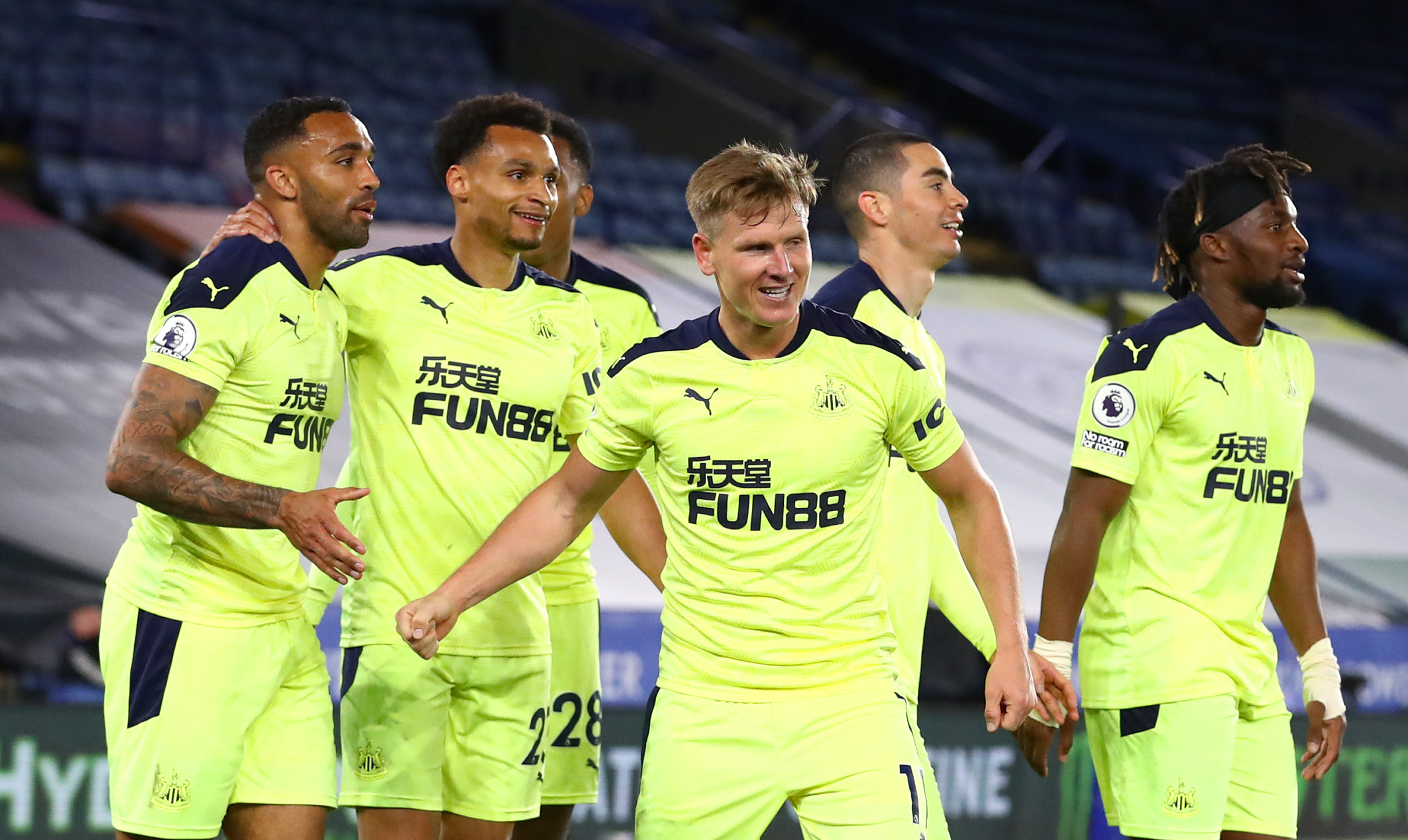 newcaslte-united-matt-ritchie-callum-wilson-jacob-murphy-miguel-almiron-allan-saint-maximin-leicester-city-king-power-stadium-premier-league