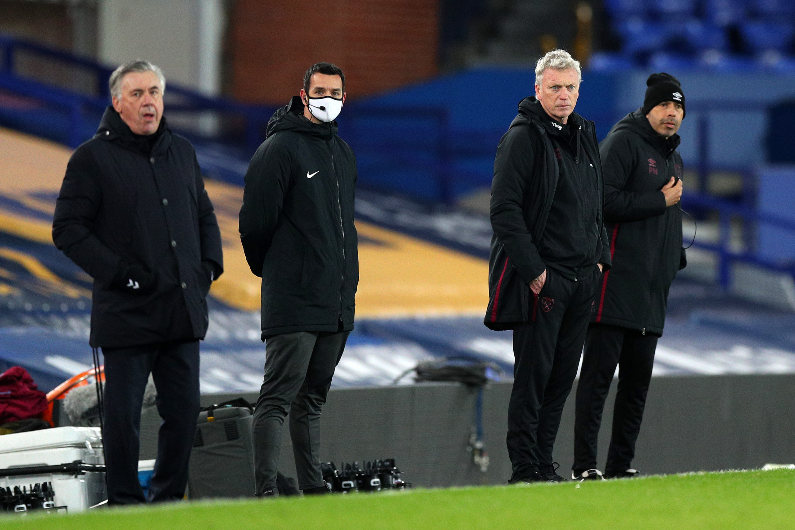 west-ham-united-david-moyes-everton-carlo-ancelotti-premier-league-goodison-park