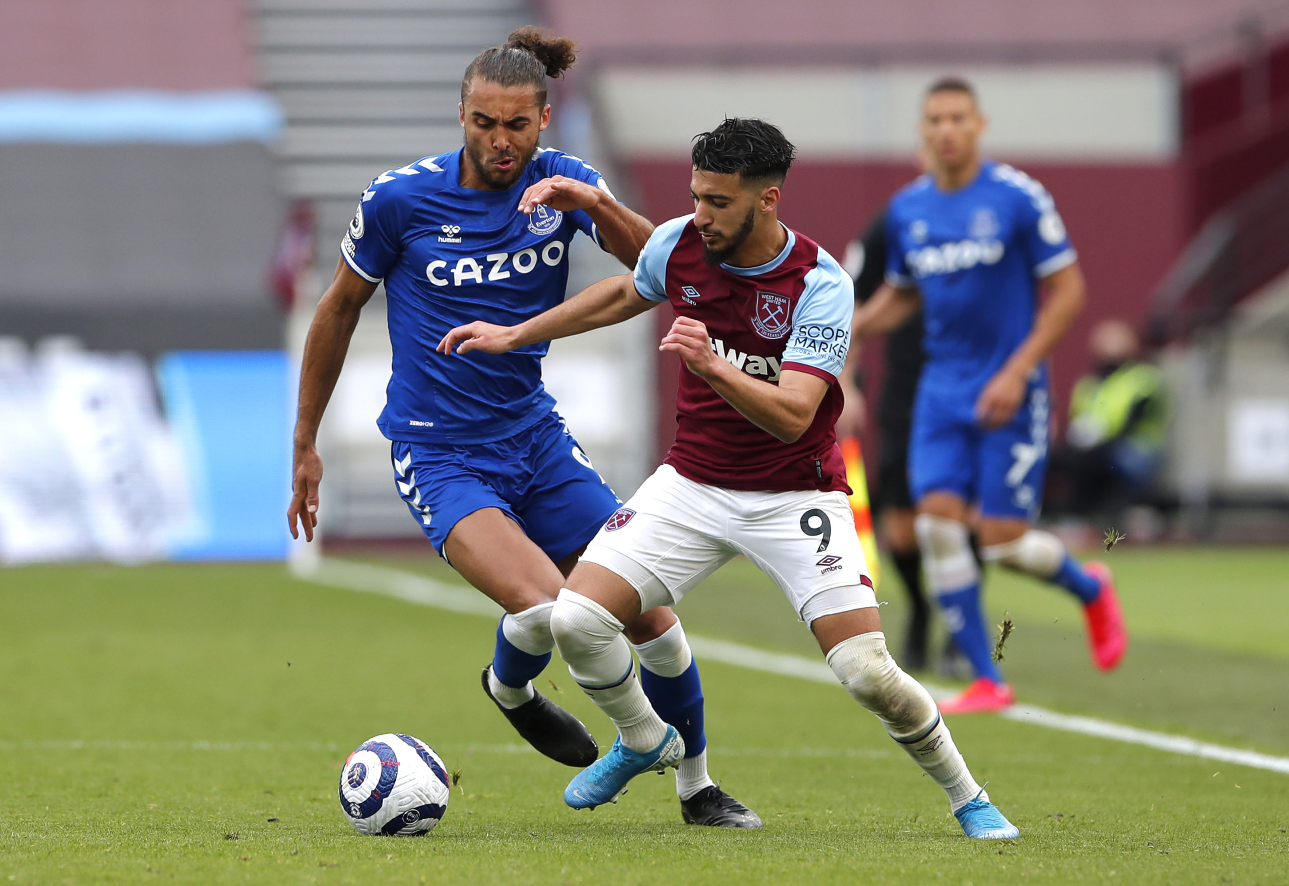 west-ham-united-said-benrahma-everton-dominic-calvert-lewin-london-stadium-premier-league