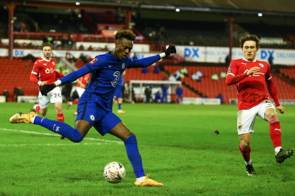 west-ham-united-transfer-gossp-tammy-abraham-chelsea-crosses-ball-fa-cup-barnsley
