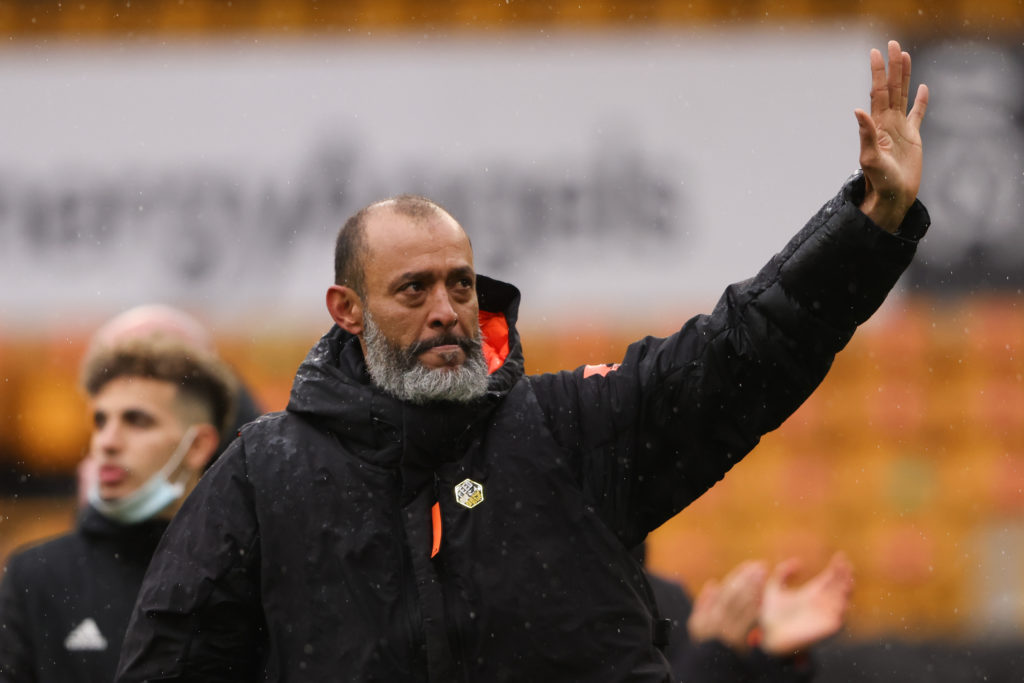 everton-next-manager-candidate-nuno-espirito-santo-crystal-palace-head-coach-waves-wolves-wolverhampton-wanderers-fans-molineux-premier-league