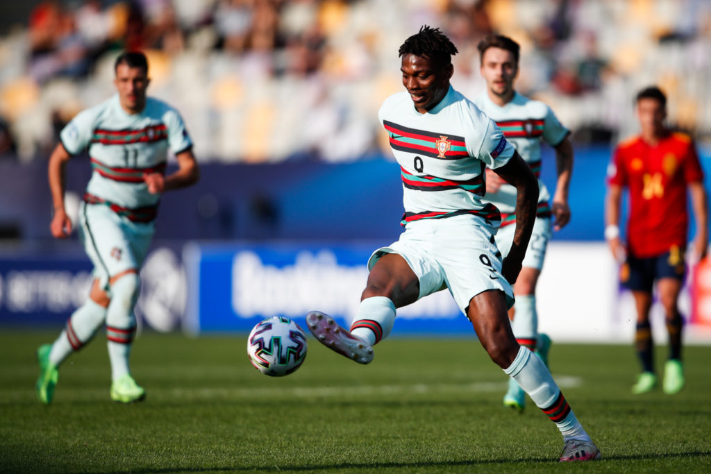everton-transfer-gossip-borussia-dortmund-target-ac-milan-striker-rafael-leao-controls-ball-u21-portugal-spain-european-championship