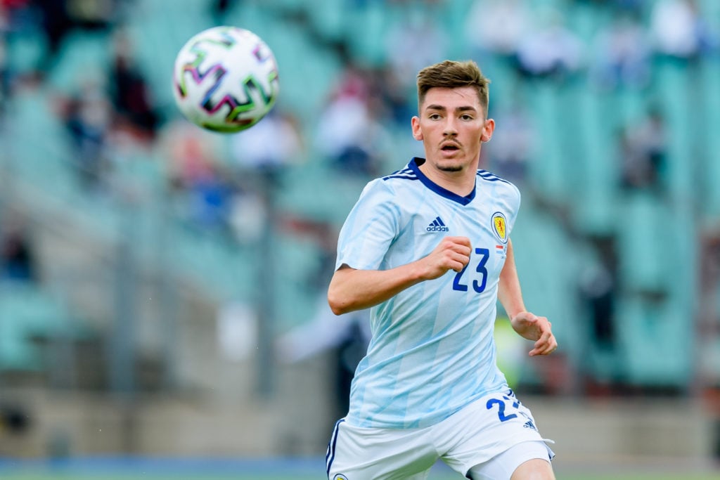 newcastle-united-transfer-target-billy-gilmour-chelsea-midfielder-waits-for-ball-scotland-luxembourg-euro-2020-warm-up-friendly