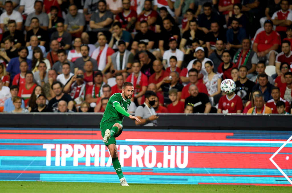 aston-villa-transfer-gossip-conor-hourihane-crosses-the-ball-republic-of-ireland-hungary-friendly-euro-2020