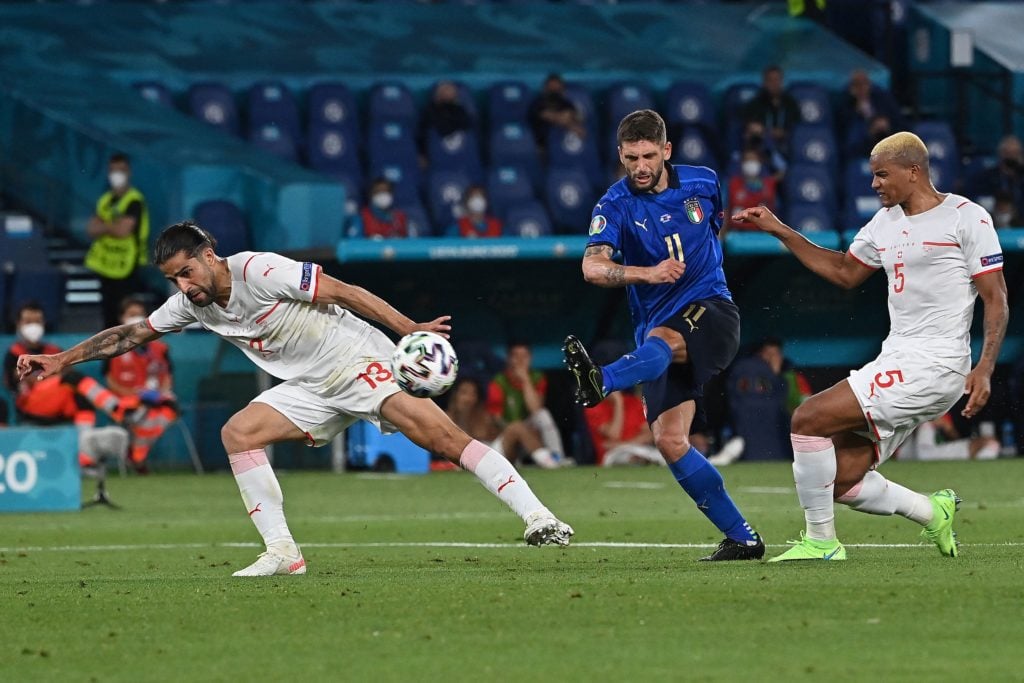 arsenal-transfer-gossip-domenico-berardi-sassuolo-winger-italy-shoots-at-goal-switzerland-euro-2020