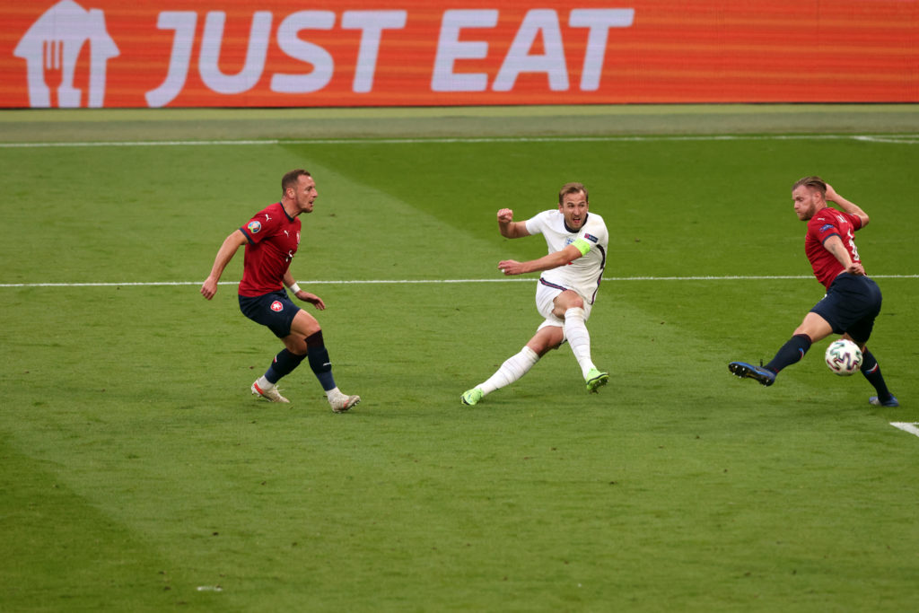 manchester-city-transfer-gossip-guardiola-target-tottenham-hotspur-striker-harry-kane-shoots-at-goal-england-croatia-euro-2020-wembley