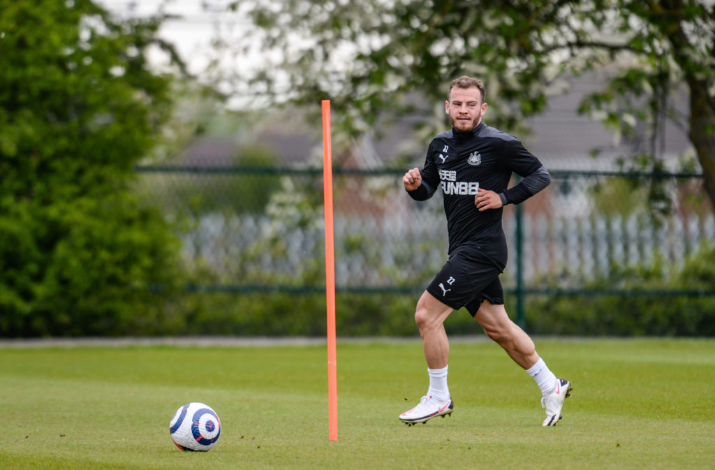 newcastle-united-ryan-fraser-in-training-after-groin-injury-premier-league