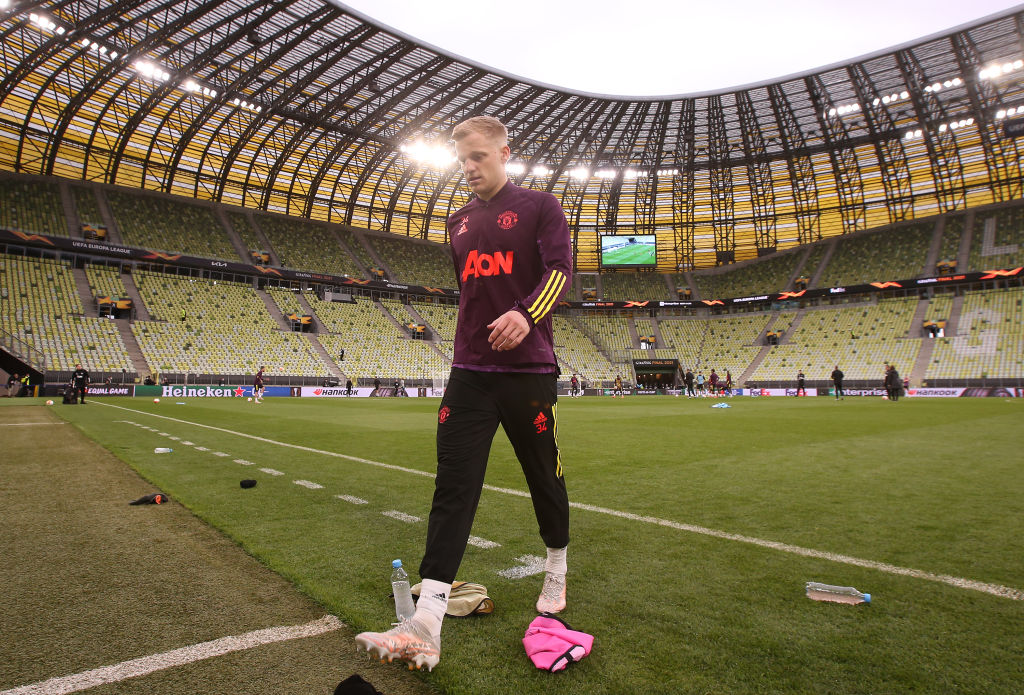 Manchester United FC Training Session and Press Conference - UEFA Europa League Final 2021