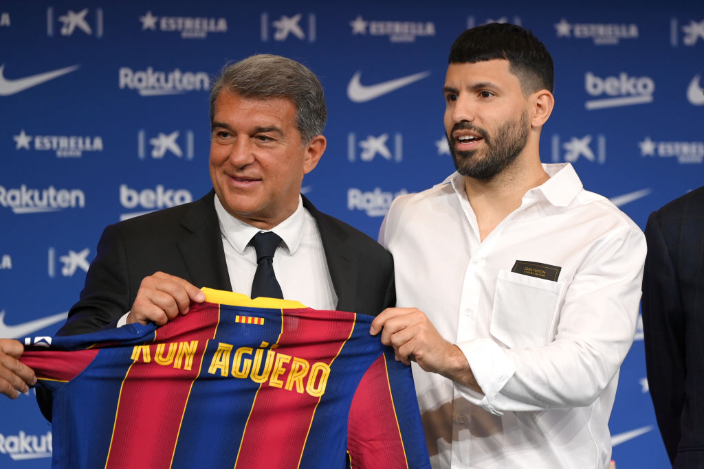 FC Barcelona Sign Sergio Aguero