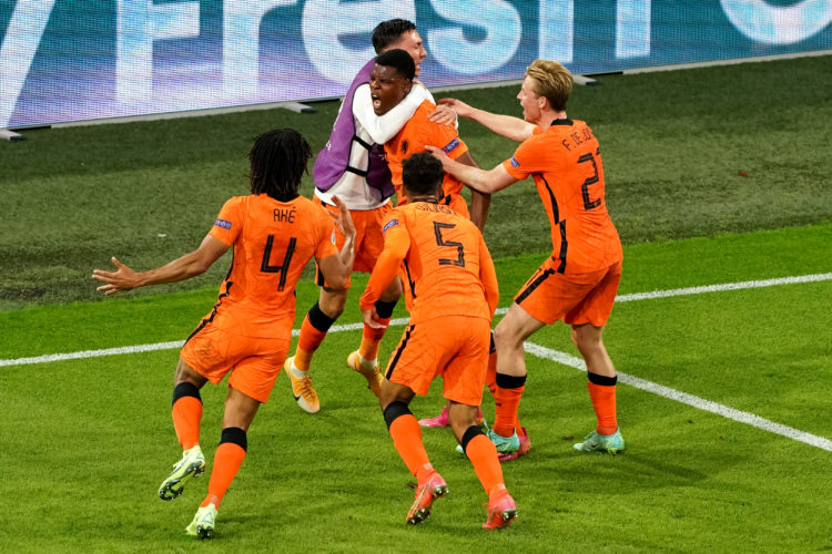 Arsenal fans react to performance of Denzel Dumfries in Euro 2020 opener