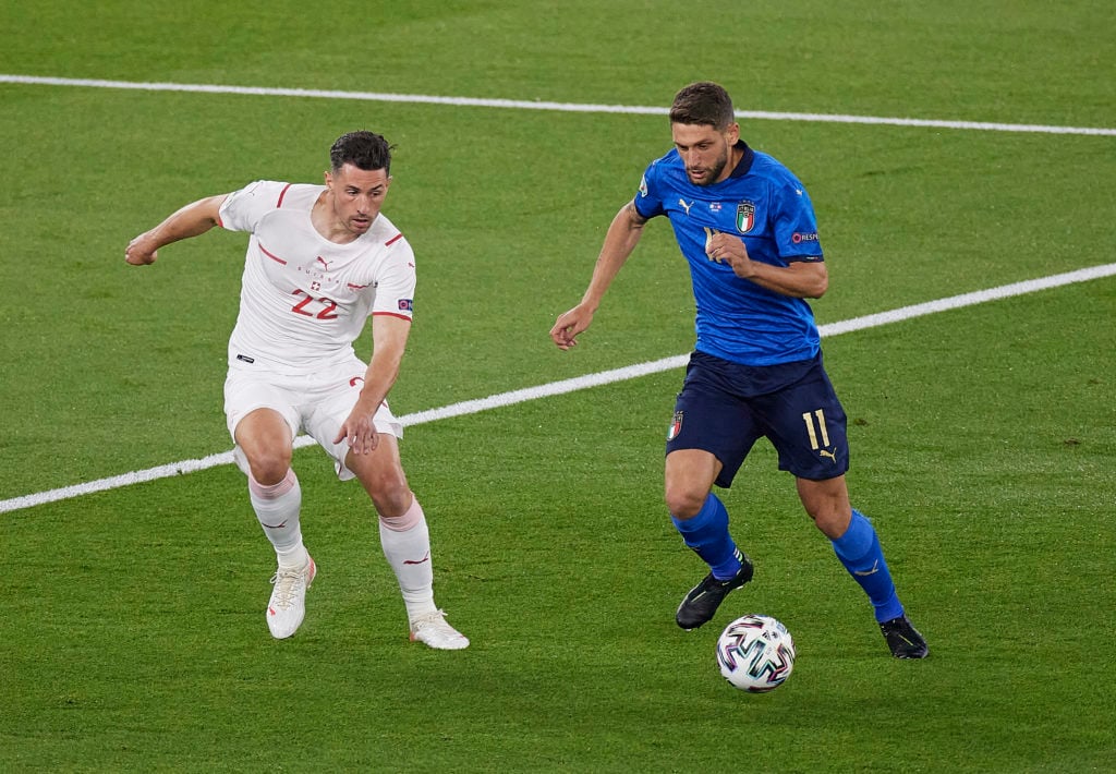 liverpool-transfer-gossip-arsenal-target-klopp-arteta-premier-league-interest-domenico-berardi-sassuolo-italy-winger-dribbles-past-switzerland-fabian-schar-euro-2020