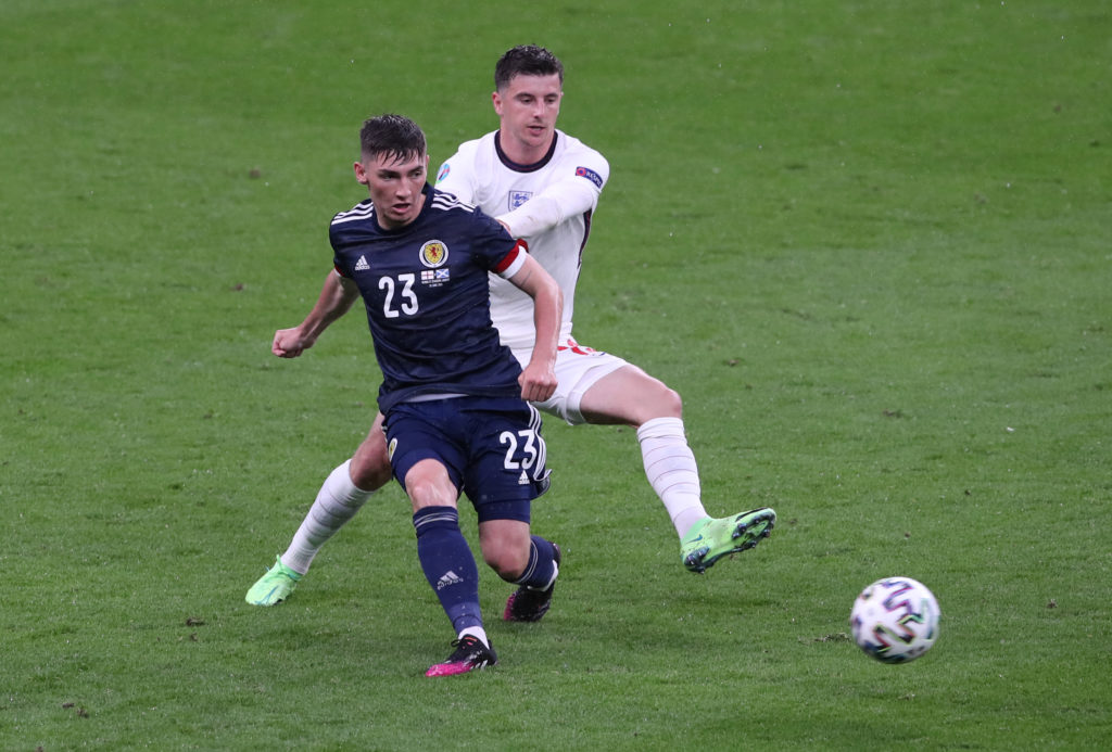 newcastle-united-transfer-gossip-norwich-target-chelsea-midfielder-billy-gilmour-passes-ball-scotland-under-pressure-england-declan-rice-euro-2020