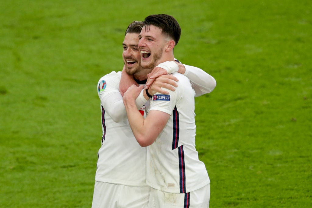 Jack Grealish Declan Rice England Arsenal