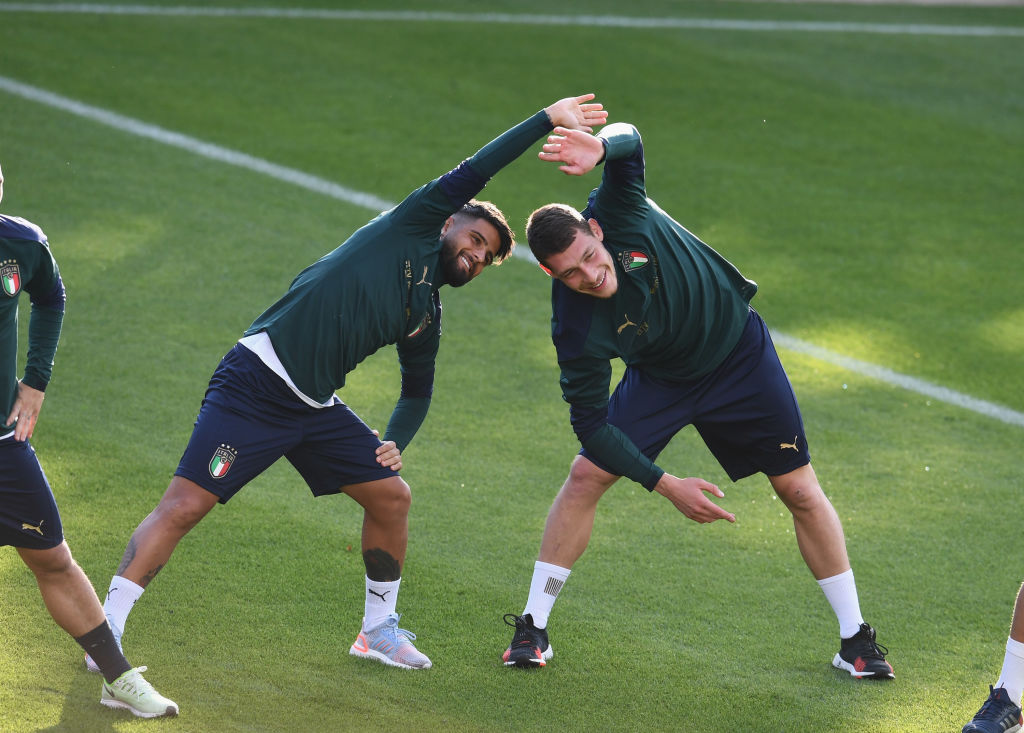 Italy Training Session And Press Conference
