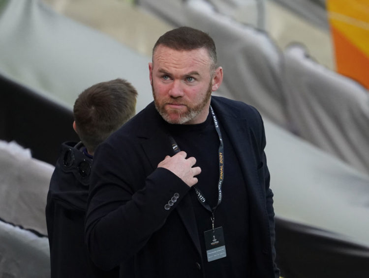 Wayne Rooney reacts as Celtic eye Derby duo Nathan Byrne and Lee Buchanan