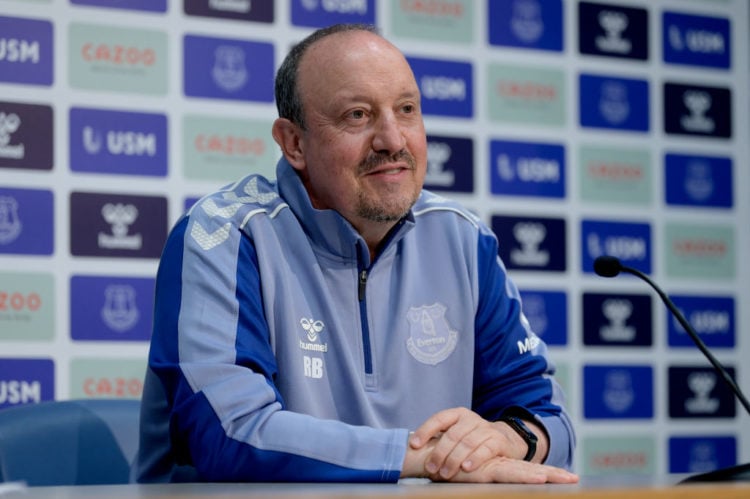 'We are talking all the time': Rafa Benitez says one Everton player is so eager to learn in training