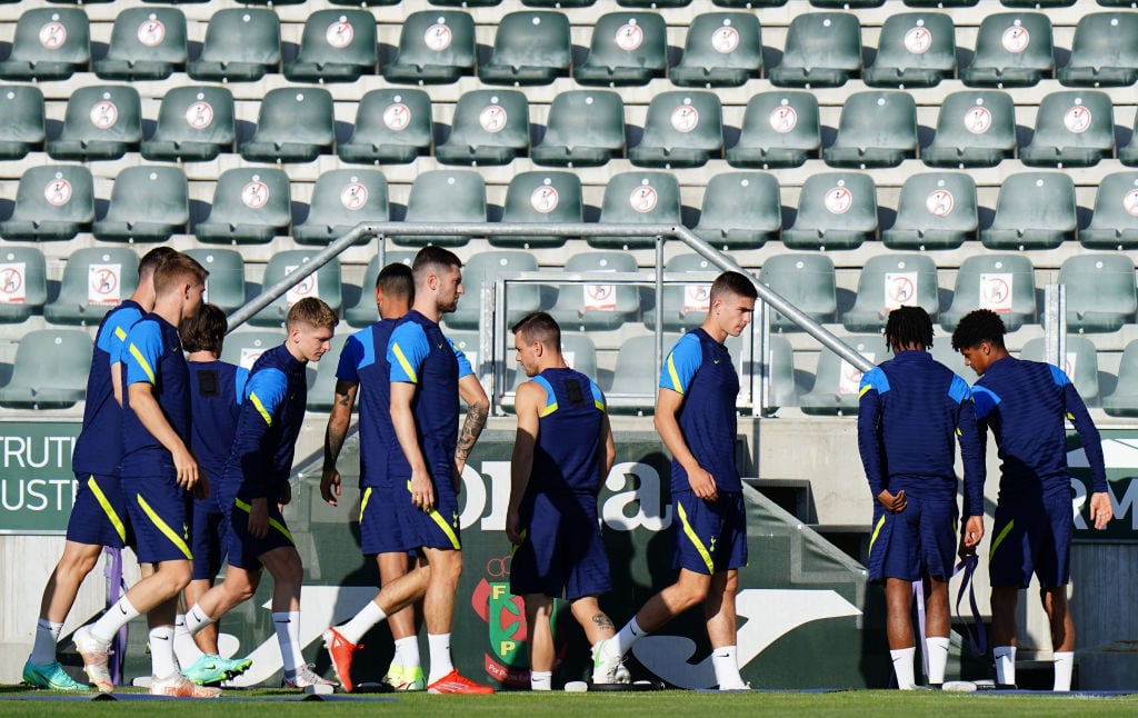 Tottenham Hotspur Training Session And Press Conference