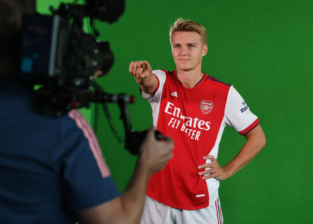 Arsenal Unveil New Signing Martin Odegaard
