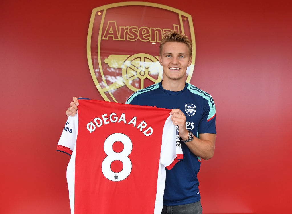 Arsenal Unveil New Signing Martin Odegaard