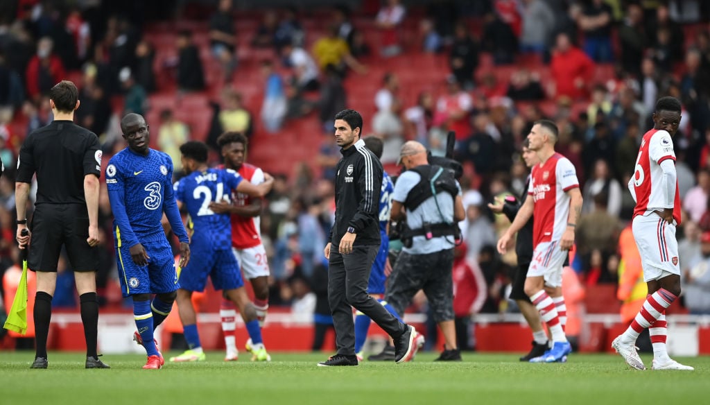 Arsenal suffered defeat against Chelsea on Sunday