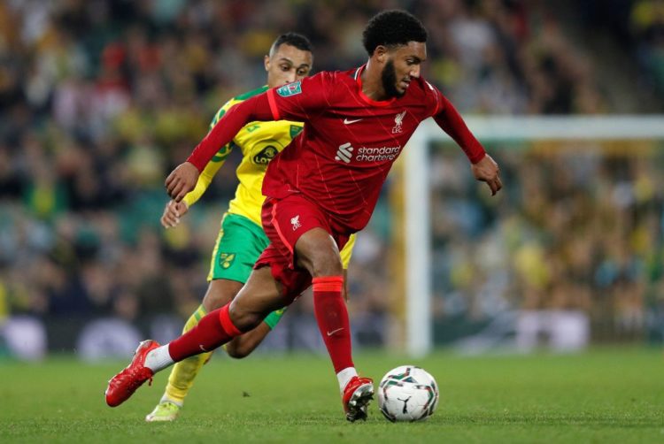 Joe Gomez says Liverpool have a top talent in their ranks, blew his mind in training