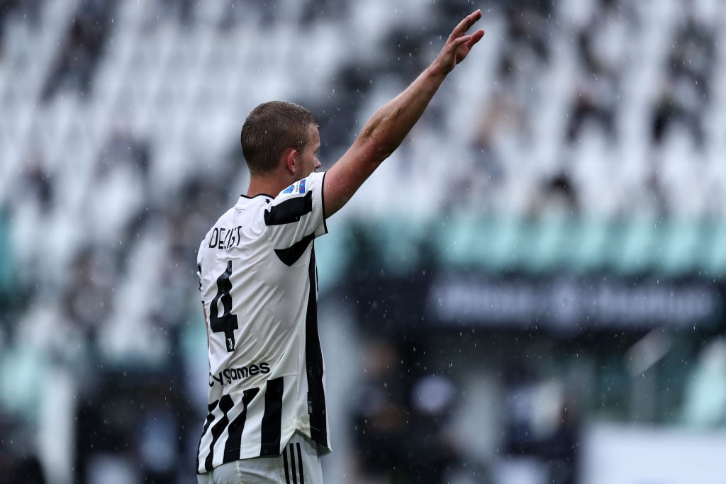 Matthijs de Ligt of Juventus Fc  gestures during the Serie A