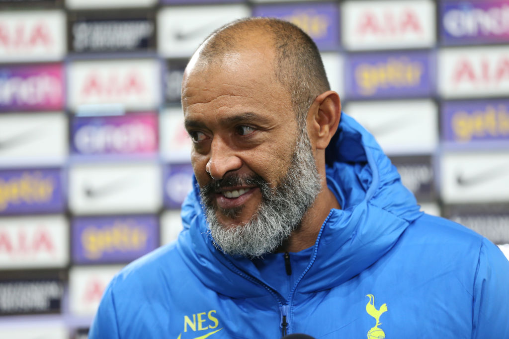 Nuno says Spurs have an 'improving' 23-year-old in their ranks; should start v Manchester United