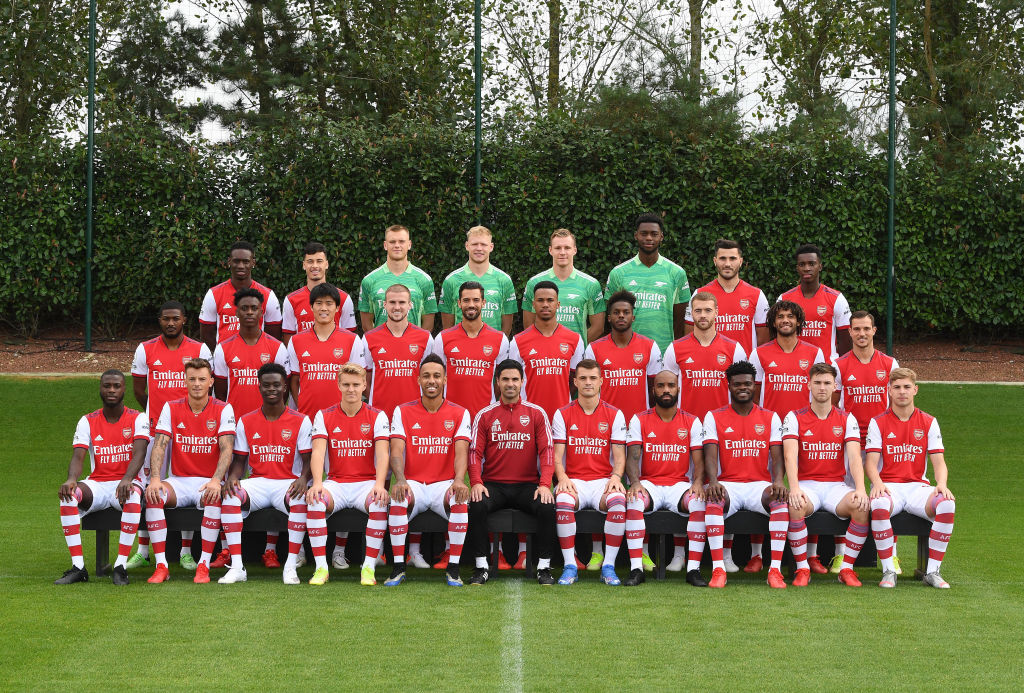 Arsenal 1st Team Squad Shoot 2021-22