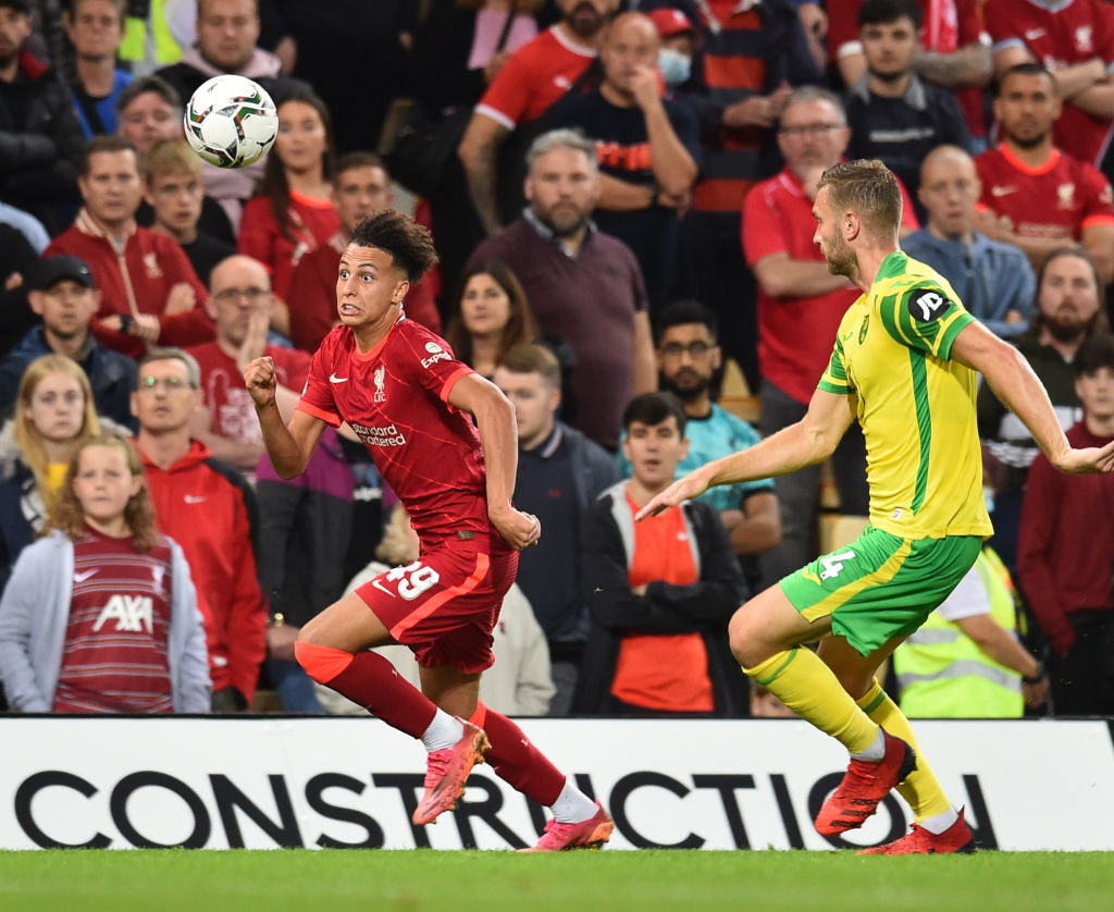 Liverpool fans react to Kaide Gordon debut at Norwich