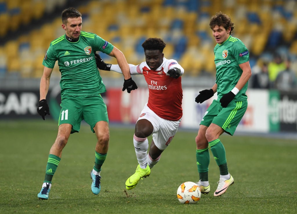 Vorskla Poltava v Arsenal - UEFA Europa League - Group E