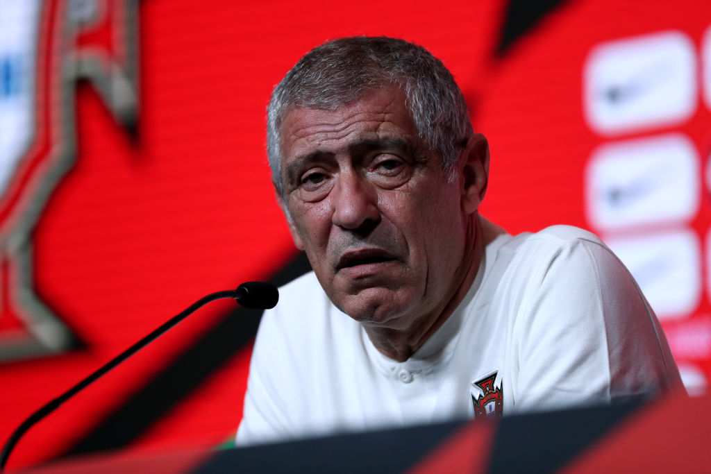 Portugal's football team training session and press conference